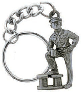 The Chief 3D Pewter Keychain