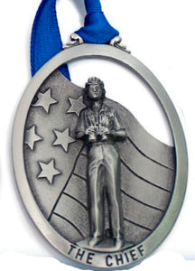 Female Chief Pewter Ornament