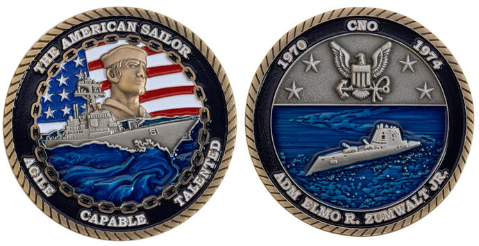 Admiral Zumwalt/American Sailor Coin