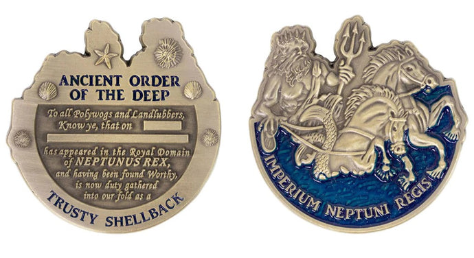 U.S Navy Memorial Shellback Coin
