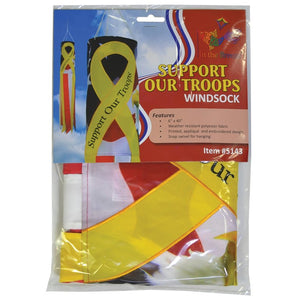 Support Our Troops 40" Windsock
