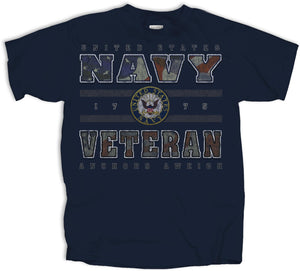 U.S. Navy Veteran Anchors Aweigh Tee