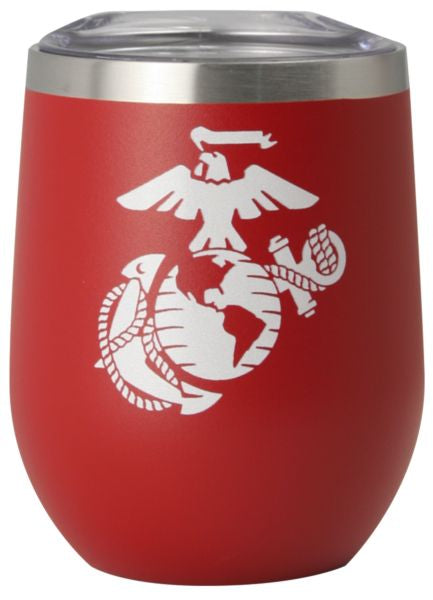 United States Marine Corps Wine Tumbler 11oz