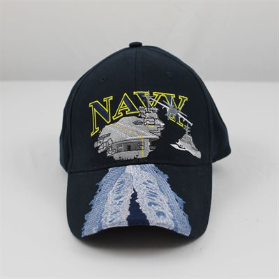 U.S. Navy Logo Aircraft Carrier Cap