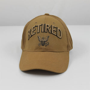 U.S. Navy Logo Retired Cap - Coyote Mesh