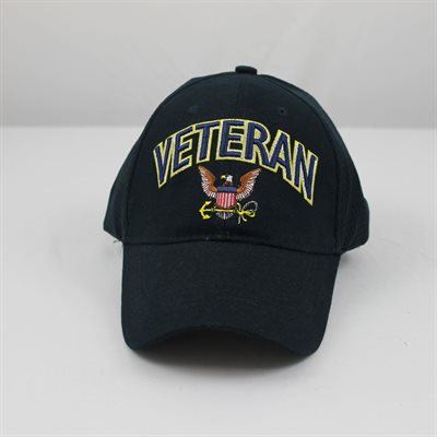 U.S. Navy Veteran Logo Cap Blue