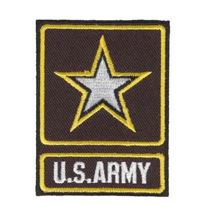 U.S. ARMY WITH STAR AND OUTLINE