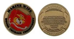 Marine Wife Appreciation Challenge Coin