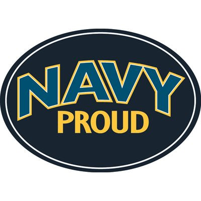 NAVY PROUD (LETTERS ONLY) Magnet