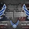 U.S. Air Force Above All Aim High White Mug