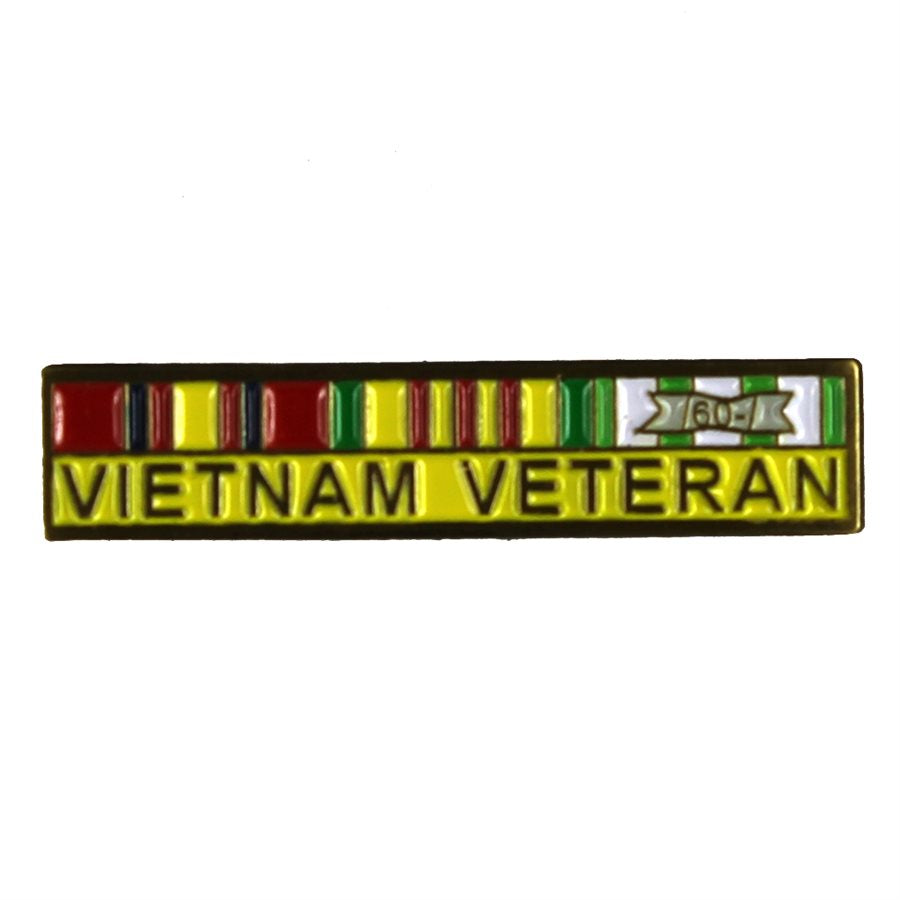 Vietnam Veteran Lapel Pin w/ Ribbon