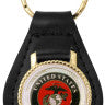 U.S. Marine Corps Leather Key Fob