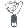 Eagle Globe and Anchor Dog Tag Bottle Opener
