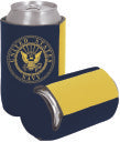 United States Navy Crest Collapsible Can Cooler