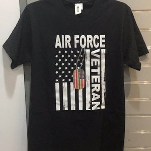 U.S. Air Force Veteran American Flag T-shirt