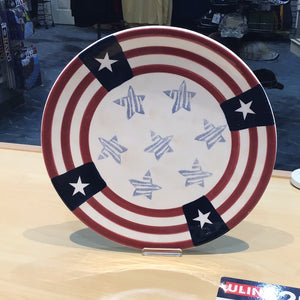 Exclusive Hand Painted Patriotic Plate