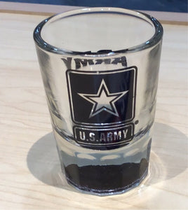 U.S. Army Fluted Shot Glass