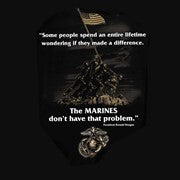 Marines Make a Difference Ronald Reagan Quote T-Shirt