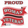 Proud Woman Veteran Decal