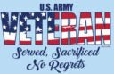U.S. Army Veteran - Served, Sacrificed, No Regrets Decal
