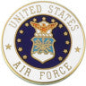 United States Air Force Crest Round Lapel Pin