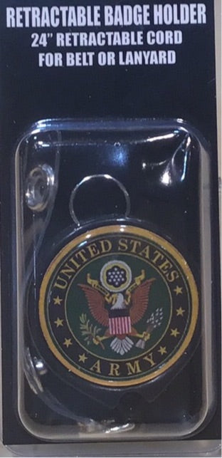 U.S. Military and Vietnam Veteran Retractable Badge Holder – The
