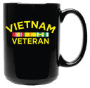 Vietnam Veteran with Campaign Ribbon Ceramic Mug