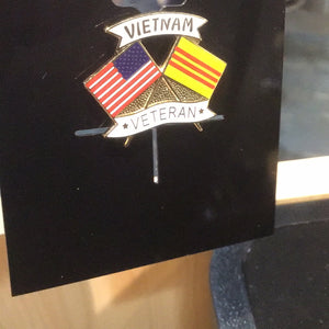 Vietnam Veteran With American Flag