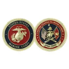 USMC US&EGA Flag Challenge Coin