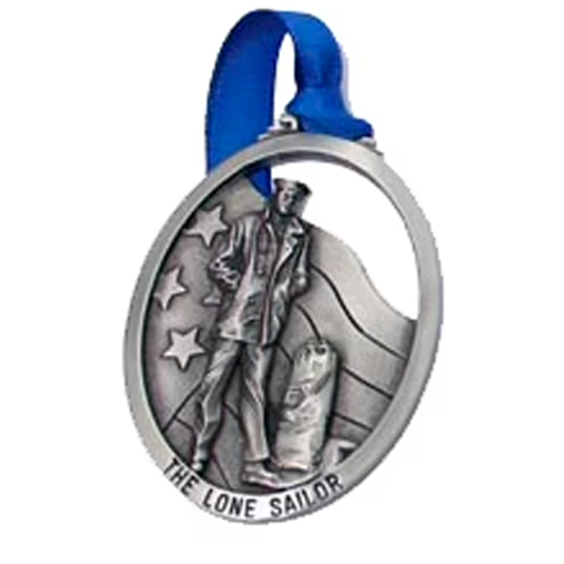 The Lone Sailor Pewter Ornament