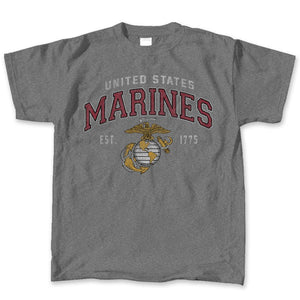 Marines Vintage Block Logo Tee
