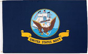 US Navy 3ftx5ft Nylon Flag 3x5 Made in USA 3'x5 US Navy 3ftx5ft Nylon Flag 3x5 Made in USA 3'x5